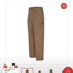 NWT BULWARK MIDWEIGHT FR CARGO WORK PANTS